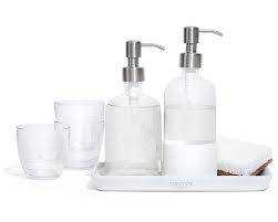 Grove Collaborative Modern Stoneware Tray Ceramic Sink Kitchen Sink Decor Kitchen Soap Dispenser