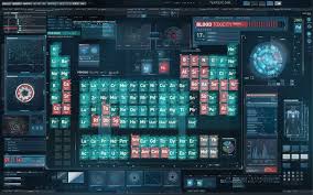 Iron Man 2 Interface Design Periodic Table By Prologue Tableau De Bord Technologie Graphisme