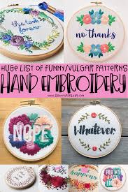 Funny Embroidery Patterns Vulgar Hand Embroidery Funny Embroidery Patterns Funny Embroidery Embroidery Flowers Pattern