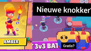 All characters list & stats. Nieuwe Knokker Amber Brawl Stars Nederlands Youtube