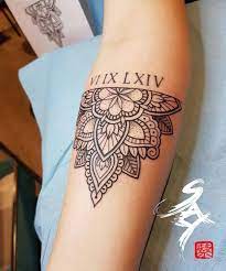Put The Father Daughter Symbol On The Inside With His Birth Date Wristtattoos Mandala Wrist Tattoo Tattoos For Daughters Tattoos