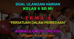 4 buah cabai merah besar. 35 Soal Ulangan Harian Kelas 6 Tema 2 Kurikulum 2013 Kunci Jawaban Muttaqin Id