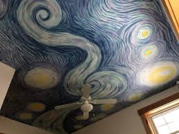 Paintzen's professional house painters are skilled in painting or wallpapering residential looking for more creative ceiling paint ideas? 9 Stunning Ideas For Ceiling Murals And Decals Coastal Creative