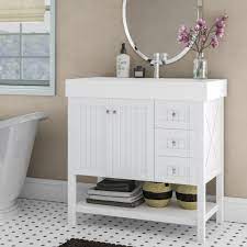 Be sure to include allowances for fillers if you plan on using them. Gracie Oaks Ashcraft 35 Single Bathroom Vanity Set Reviews Wayfair
