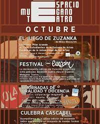 Estimadxs Amigxs Del Muegano Teatro Esta Es La Programacion De Octubre Hoy Inicia Eurocine La Cafeteria La Escuela De Arte Expresion Artistica Arte Y Diseno