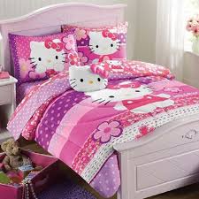 A new set of hello kitty bed linen not only can make your child's room stand out, but it also can make story time and bed time more exciting when your little gal or guy has exciting hello kitty designs on everything in their. Lovely Hello Kitty Bedding Sets Home Designing