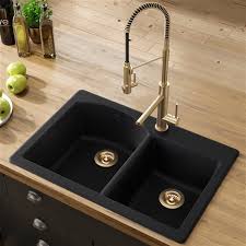 Maybe you would like to learn more about one of these? Kraus Forteza Drop In Undermount Kitchen Sink Double Offset Bowl 33 In Black Kgd 50black Rona