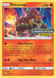 Complete list of cards in the pokemon unbroken bonds set. Volcanion Unbroken Bonds 25 Bulbapedia The Community Driven Pokemon Encyclopedia
