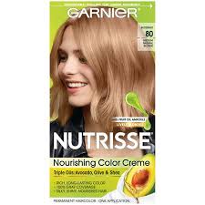 Garnier Nutrisse Nourishing Hair Color Creme 80 Medium Natural Blonde Butternut 1 Kit