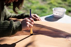 It burns with a very pale blue flame that is invisible in sunlight. How To Paint On Wood With Acrylics Cowling Wilcox Blog