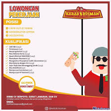 Gaji oranger mobile di pt pos indonesia ~ gaji pt kepi : Lowongan Kerja Kebab September 2021