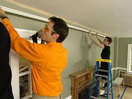 Around the perimeter of the room. How To Install A Picture Rail How Tos Diy