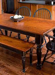 Cherry Dining Table Matching Bench Custom Dining Tables Farmhouse Dining Room Table Farmhouse Dining Room