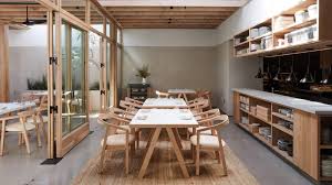 Singapore S Esora Is A Japanese Eatery Inside An Old Shophouse A Common Building Type In Southeast Restaurant Interior Lake House Interior Restaurant Design