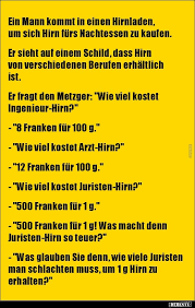 Ein Mann Kommt In Einen Hirnladen Um Sich Hirn Furs Lustige Bilder Spruche Witze Echt Lustig Witzige Spruche Witze Witze Spruche