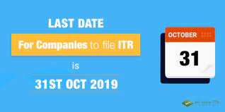 Did you know that the last date to file income tax return (itr) varies for different categories of taxpayers? Last Date For E Filing Of Income Tax Return For Companies October 31 2019