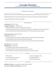 Accounting positions require specialized skills and work experience that your resu. Professional Accounting Resume Examples Livecareer