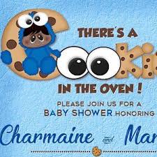 Place at least 2 inches apart on the prepared pan. Cookie Monster Baby Shower Invitation There Is A Cookie In Etsy Monster Baby Showers Monster Baby Shower Invitations Creative Baby Shower Themes