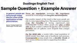 Duolingo English Test Sample Writing Task And Answer Youtube