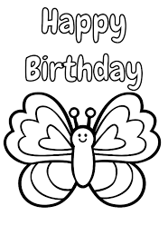 18th birthday cake and presents coloring page. 10 Cute Happy Birthday Coloring Pages Cards Free Printbirthday Cards