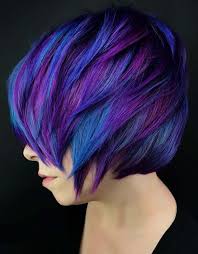 Short Haircuts With Beautiful Blue Hair Colors Always Give Stunning And Cute Look To Girls Browse Here To Bright Hair Colors Cool Hair Color Short Hair Styles