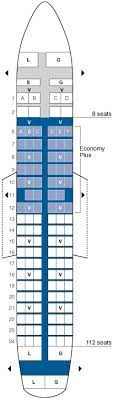 United Airlines Seating Chart United Airlines Airbus A319 Seating Map Aircraft Chart | Airlines, United  Airlines, Seating Charts