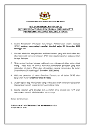 Untuk makluman, bermula 28 september 2020 permohonan pekerjaan di suruhanjaya perkhidmatan awam (spa) boleh dibuat secara online menerusi portal rasmi spa9. Suruhanjaya Perkhidmatan Awam Malaysia Spa Hebahan Masalah Teknikal Sistem Pendaftaran Pekerjaan Suruhanjaya Perkhidmatan Awam Malaysia Spa9 Facebook