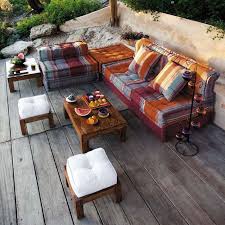 Eine Schicke Garten Lounge Zum Relaxen Gestalten Loungemobel Und Deko Arredamento Etnico Decorazione Balcone Dell Appartamento Idea Di Decorazione