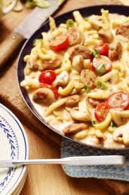Bratwurst Spatzle Pfanne Rezept Rezepte Bratwurst Essensrezepte