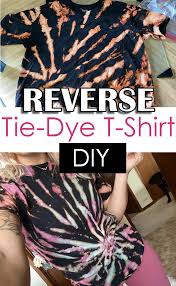 How To Reverse Tie Dye With Bleach Diy Tie Dye Shirts Tie Dye Patterns Diy Tie Dye Crafts