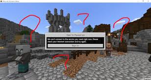 Minecraft education edition is a popular game for students and teachers. We Can T Connect To The Service You Need Right Now Please Check Your Internet Connection And Try Again Minecraft Education Edition Support