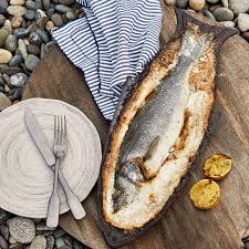 Sur La Table Cast Iron Fish Pan Sur La Table Baked Sea Bass Uhu Fish Recipe How To Cook Fish