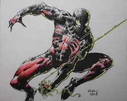 He also has more than 100,000 instagram followers. Zhc Spiderman Spiderman Art Comic Art Character Sketches