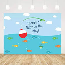 Amazon Com Fishing Baby Shower Decorations