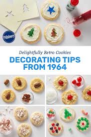 Learn how to decorate cookies like a pro without the hassle of buying extra tools and equipment. Delightfully Retro Cookie Decorating Tips From 1964 Cookies Recipes Christmas Pillsbury Christmas Cookies Cookie Decorating