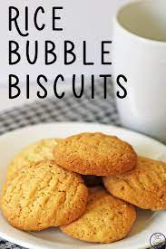 Rice Bubble Biscuits Recipe Rice Bubbles Biscuit Recipe Rice Bubble Recipes
