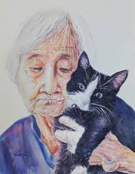 Renee, watercolor, 12”x9”. Thanks, Renee and PCPA.