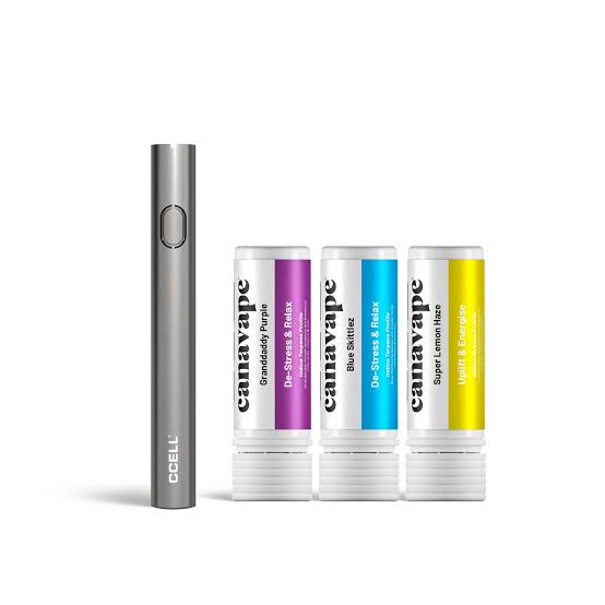 CBD Vape Starter Kit UK - 3 Cartridges & CCELL M4B Pro