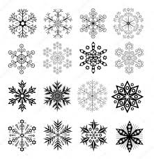 Telecharger Ensemble Noir Et Blanc De Flocons De Neige Illustration 4604663 Tatouage Flocon De Neige Flocon De Neige Flocon De Neige Dessin