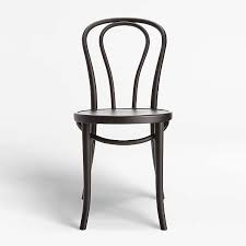 Thought about painting my dining chairs black. Black Dining Chairs Crate And Barrel
