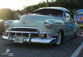 Bagged 49 Chevy Styline Deluxe At Hotwheelslegendstour Miami Accuair E Level Suspension Slam Bags Air Ride Done By Floridahotr Chevy Air Ride Classic Cars