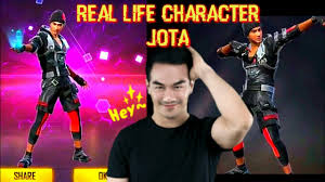 Free fire is the ultimate survival shooter game available on mobile. Jota Real Life Character Joe Taslim New Character Garena Free Fire Pro Genius Gamer Youtube