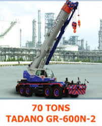 70 Tons Tadano Gr 600n 2 T S K Crane Service Co Ltd
