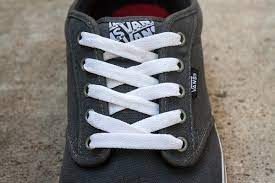 Learn how to tie these shoelaces step by step with this shoelace pattern. How To Lace Vans Classic How To Lace Vans Shoe Lace Patterns Shoe Lace Tying Techniques