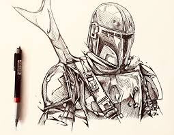 Helmet Mandalorian Helmet Sketch All the soft and hard parts come from different makers as it would be very difficult and time consuming for one person to make everything. helmet mandalorian helmet sketch