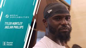 Tyler Huntley and Jaelan Phillips Meet with the Media l Miami Dolphins