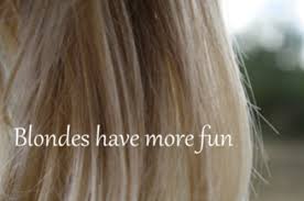 So maybe blondes do have more fun it's not professional hollywood hair and makeup. Blonde Have More Fun Quotes Quotesgram