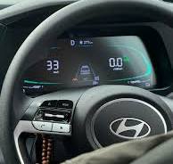 Hyundai Avante uses matrix style lcd display