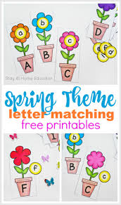 Children who know the letters can also . Teach Letter Identification With Free Spring Theme Printable