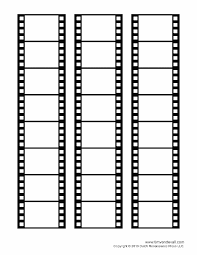 Blank Film Strip Template Film Strip Free Films Film Roll